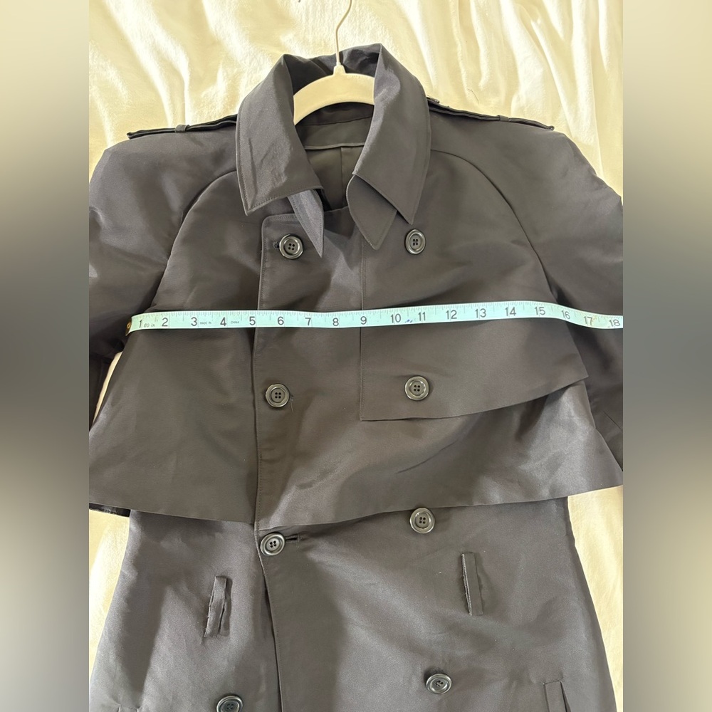 Zac Posen 100% Silk Trench Coat - Picture 7 of 9